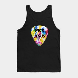 Pick Jesus | Christian Guitarist Tank Top